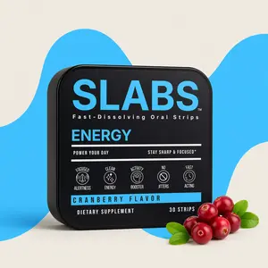 SLABS Energy Oral Strips – Fast Dissolving Energy Supplement