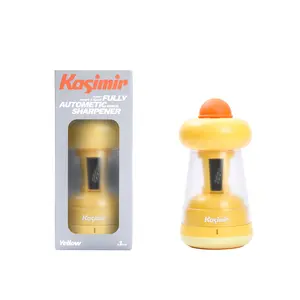 Kasimir Fully Automatic Pencil Sharpener - Electric One-Touch Operation, Adjustable Sharpness, Ultra-Quiet, Multi-Size & Shape Compatible, Safety Auto-Stop & Finger Guard