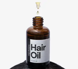 [Nothing Else] Organic Hair Growth Oil - Preservative-Free Waterless Argan Baobab Jojoba Broccoli Seed Vitamin E - Sensitive Scalp Nourishing Shine Serum Treatment