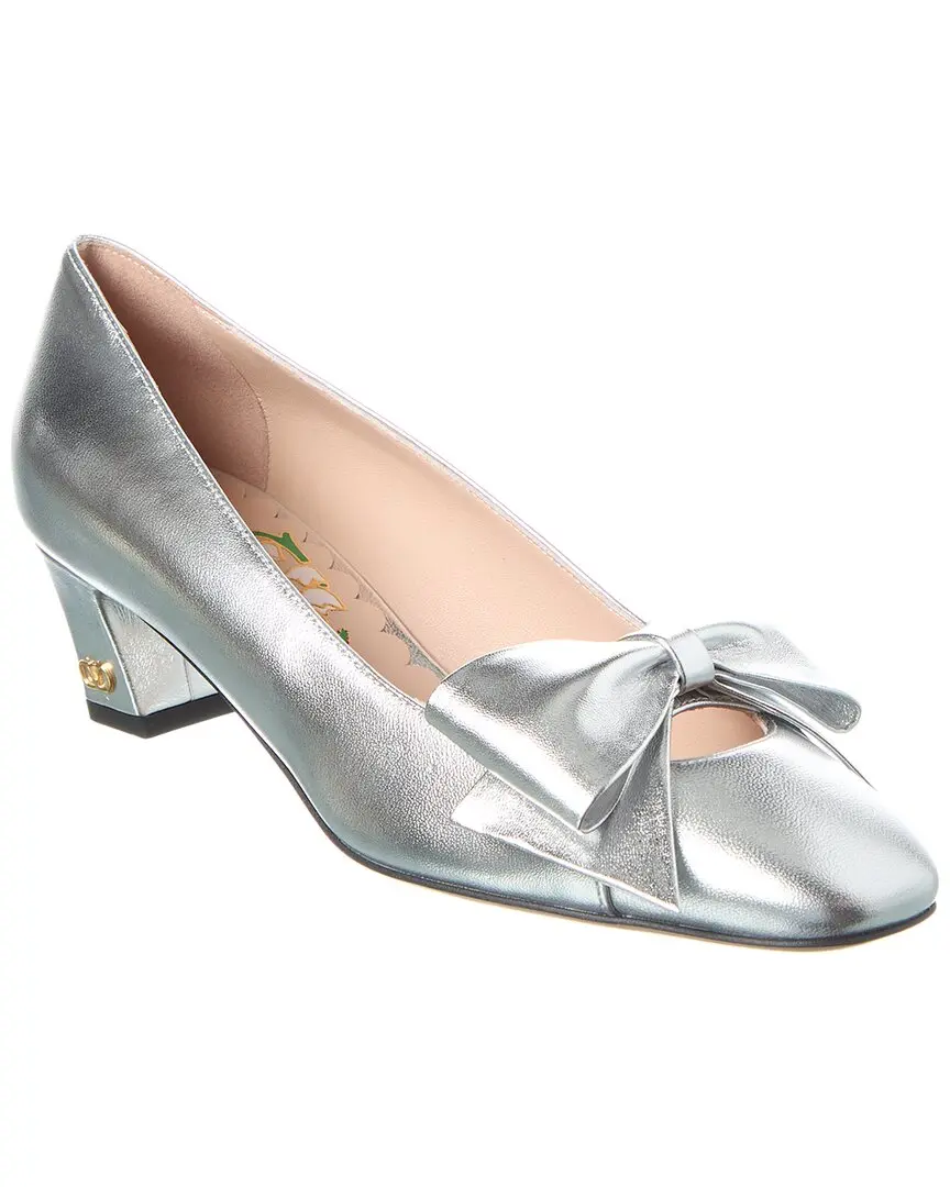 Valentino Bowow 45 Leather Pump