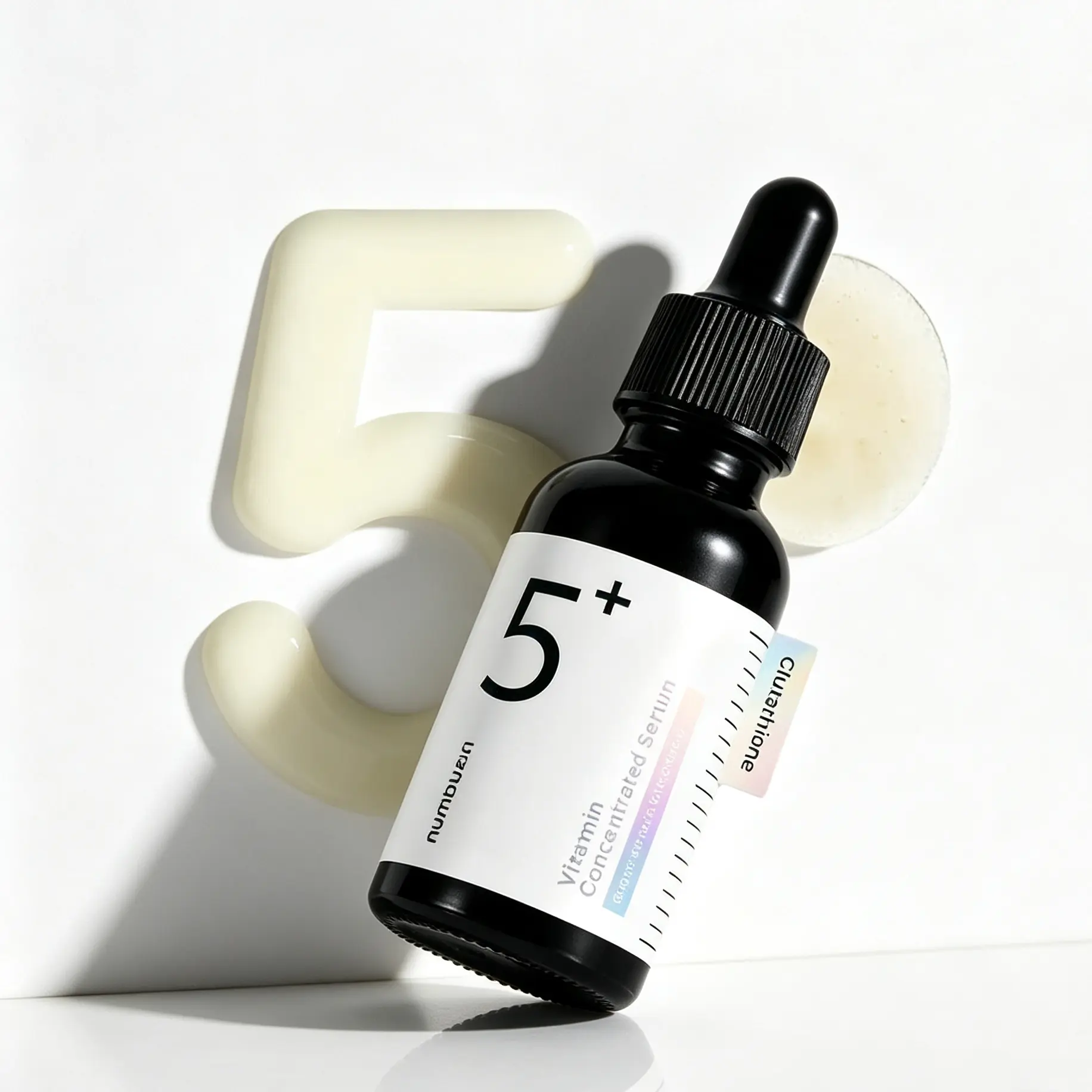 [Numbuzin] No.5 Vitamin Concentrated Serum 30ml - Glutathione, Panthenol Infused Korean Skincare Serum for Skin Repair, Blemish & Dark Spot Care, Lightweight Texture, Glowing Clean Skin