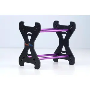 Powerhobby Carbon Fiber Tire Storage Rack FOR 1.0" Tires 1/24 Purple