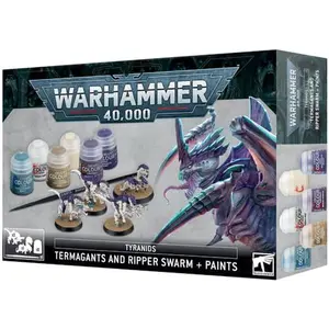 Games Workshop - Warhammer 40K - Tyranids - Termagants and ripper swarm + paints