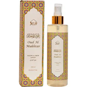 Oud al Mukhtar Arabic Room  by  | 250ml Oud  Air Freshener, Attar al Faraash for  & prayer mats | Bed linen, Sofa Mist,   scent, curtain , odour eliminator