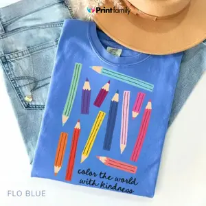 Cute Art Teacher Comfort Colors Shirt, Cute Elementary Teacher Tee, Kindergarten Teacher Tee, Art Teacher Appreciation Gift, Back To  - Printfamily