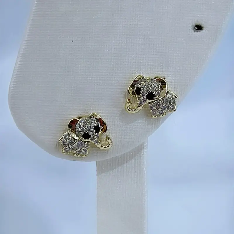 Elephant stud earrings #0232