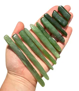 Nephrite Jade Wand - Grade A Siberian Jade Stick