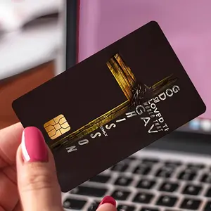 Cross and Letters Bank Card Credit Card Debit Card Transit Card Room Key Card Skin Sticker
