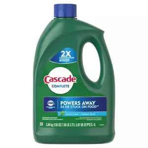 Procter & Gamble  Cascade Complete Dishwashing Liquid Gel Fresh Detergent - Pack of 4