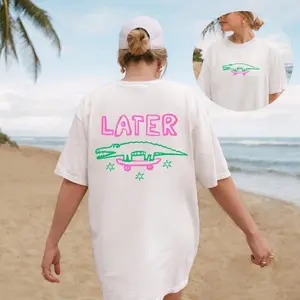 Comfort Colors Later Gator T-Shirt – Trendy Streetwear Top For Womenswear Summer