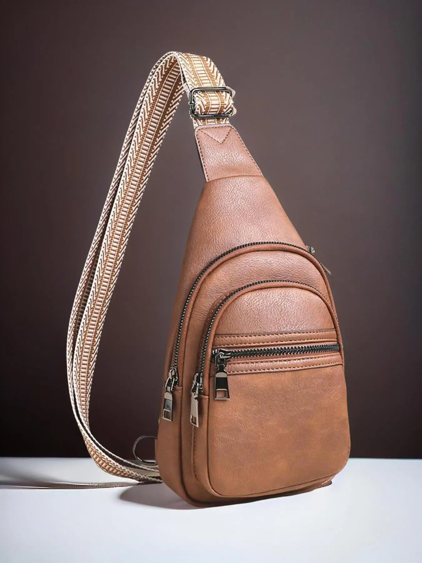 Women's Fashionable Solid Color Crossbody Bag for Summer, Casual Multi-pocket Fanny Affordable Luxury Bag for Daily Use, Belt Bag Bum Bag for Travel S