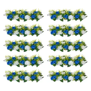 VEVOR Flower Balls Arrangement Bouquet 10 PCS, 9.5-Inch Diameter Artificial Flower Balls Wedding Rose Centerpieces, Faux Flowers Arrangements for Wedding Centerpiece Home Table Decorations, WhiteVEVOR Super Brand Day