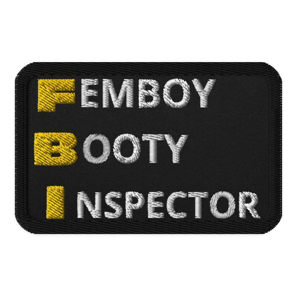 Red Pawn Patches: FBI, Embroidered 3" Diameter Sew-On or Iron-On Patch for Airsofters, Paintballers, and Mil-Sim Enthusiasts