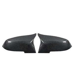 2PCS Rear View Side Mirror Cover Door Side Mirror Cover Cap Compatible with BMW 2014-2018 5 Series F10 F11 F18, 2014-2018 6 Series F06 F12 F13, 2013-2015 7 Series F01 F02 (Carbon Fiber Look)|