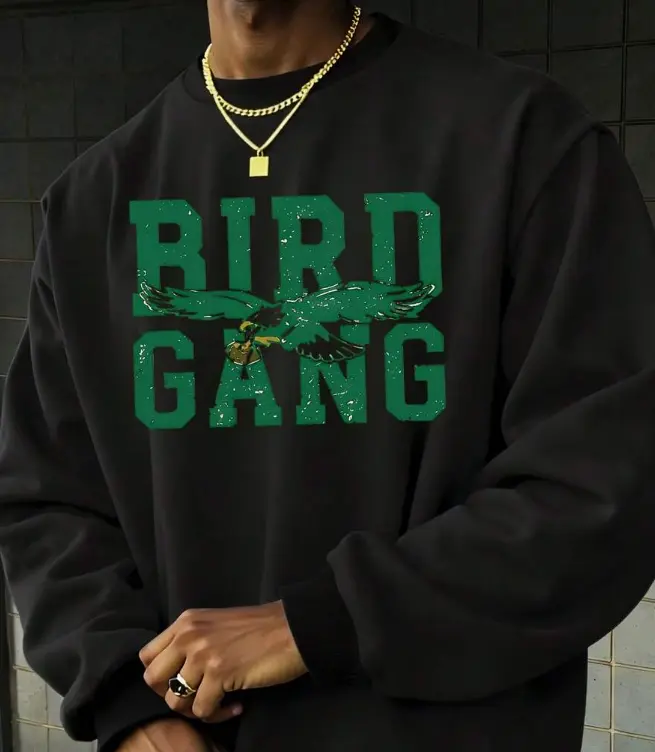 Vintage Philadelphia Football Sweatshirt, Retro Eagle Crewneck, Philly Game Day Apparel, Bird Gang Shirt