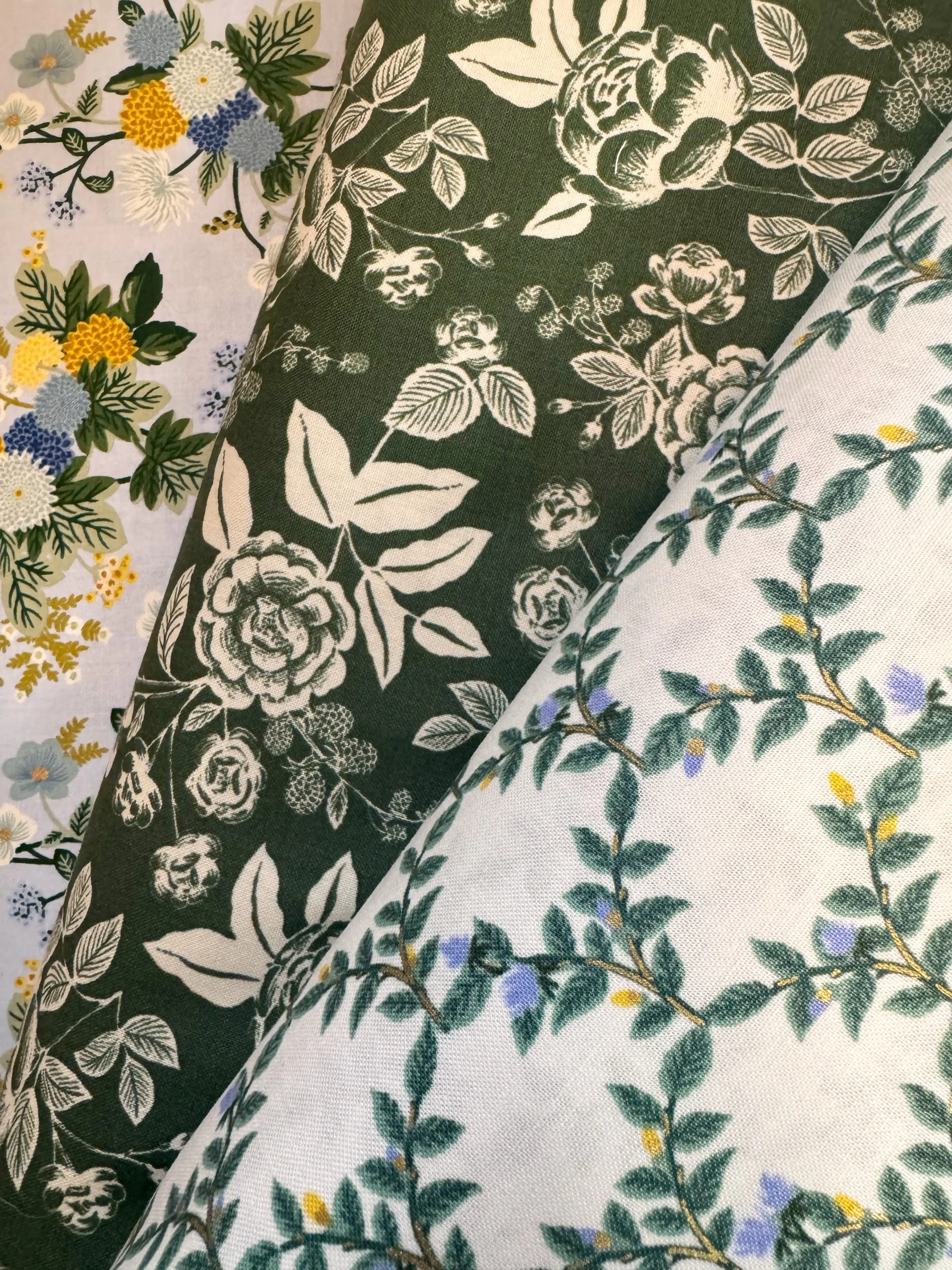 Rifle Paper Co. Secret Garden Fat Quarter Fabric Pack - Sewing & Craft Textile Bundle