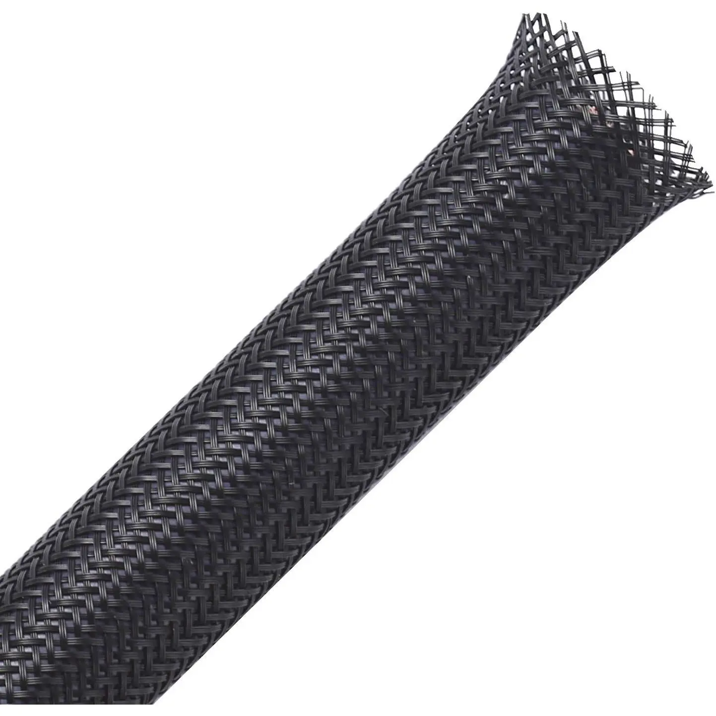 100ft - 1/4 inch PET Expandable Braided Sleeving - Black  Cable Sleeve