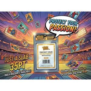 Vanity Slabs Holder 35pt Thickness for Standard Size Trading Cards Plastic Case