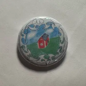 Bladee merch 1.25 inch Pin Button Badge - music artist bladee & ecco2k crest album pinback buttons pins handmade - drain gang merch