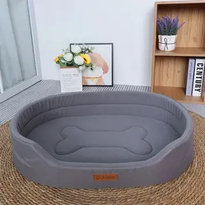 Detachable Washable Pet Bed, Universal Seasonal Half-Enclosed Dog Cat Bed, Large Small Medium Dogs, Pets Nest Pad