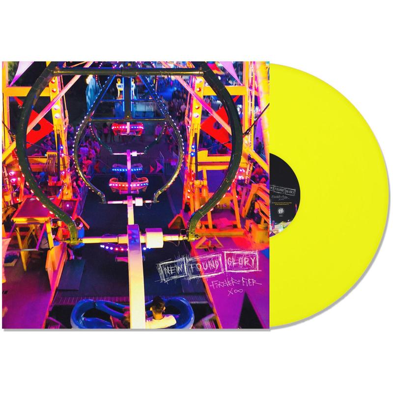 New Found Glory - Forever and Ever X Infinity - Neon Yellow  [VINYL RECORD - LP] Explicit, Colored Vinyl, Yellow, Reissue