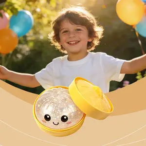 Transparent Pearl Color Dumpling Stress Relief Toy, Decompression Squeeze, Realistic Creative Fun Design, Perfect Gift for Anxiety Reduction