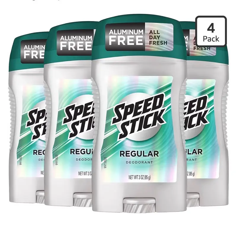 Men's Deodorant, Regular, 3 Ounce, 4 Pack