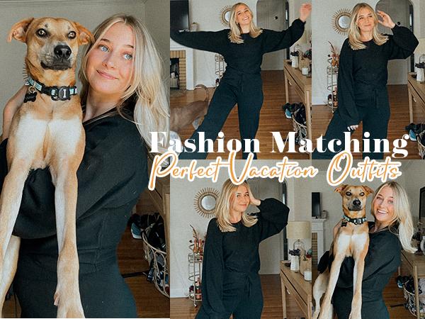 Ekouaer Women's Soft and Comfortable Knitted Long Sleeve Round Neck Top and Pocket Wide Leg Pants Res Loungewear t Home Clothes 2-piece Set,Outfits for Daily, Downtown Girl Clothes. Christmas 2025 Trend, Fall & Winter Womenswear Casual