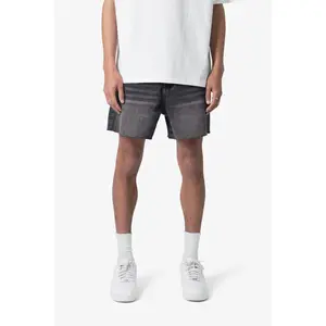 mnml Cut Off Denim Shorts - Black