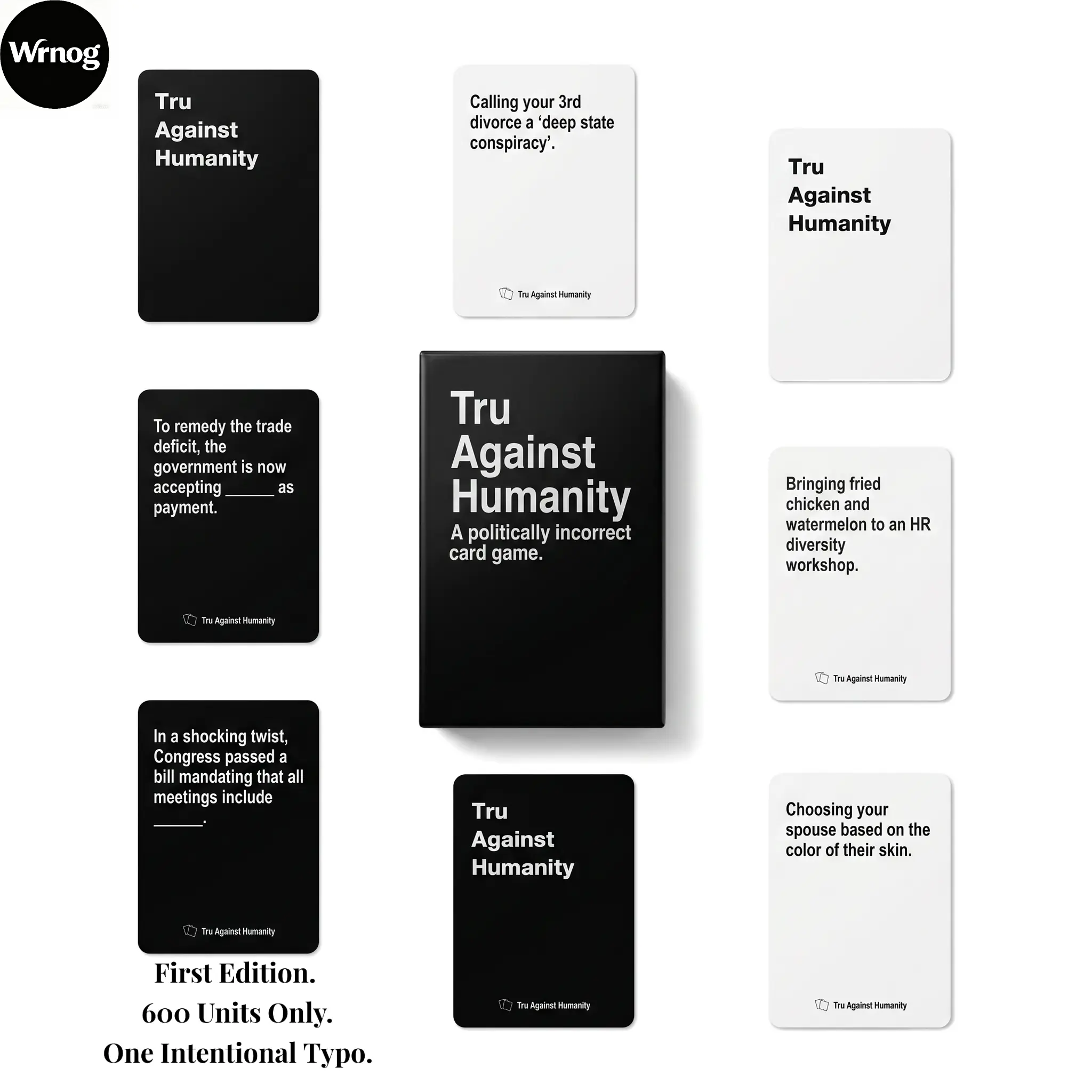Tru Against Humanity Card Game - An Incorrect Card Game