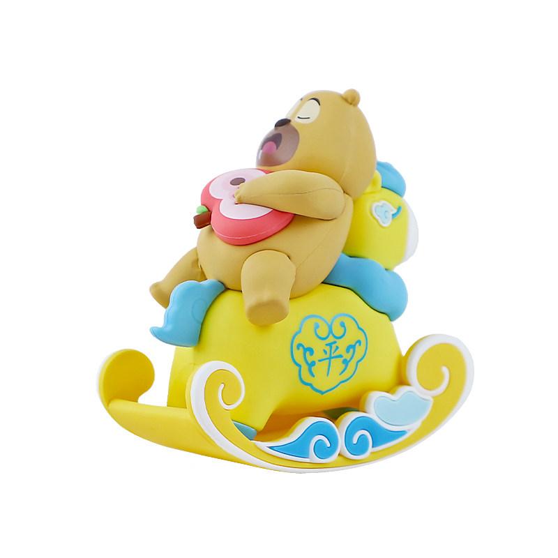 Miniso Bear Outpost Happiness Plus Series Blind Box – Year Of The Horse Collectible Figurine Desk Ornament, Great Gift Idea
