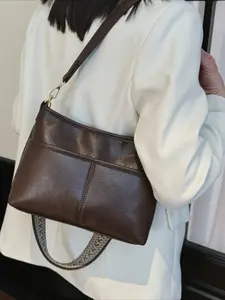 2026 New Retro Crossbody Bag | Solid Color High-End Women's Bag, Versatile Commuter and Casual Bag