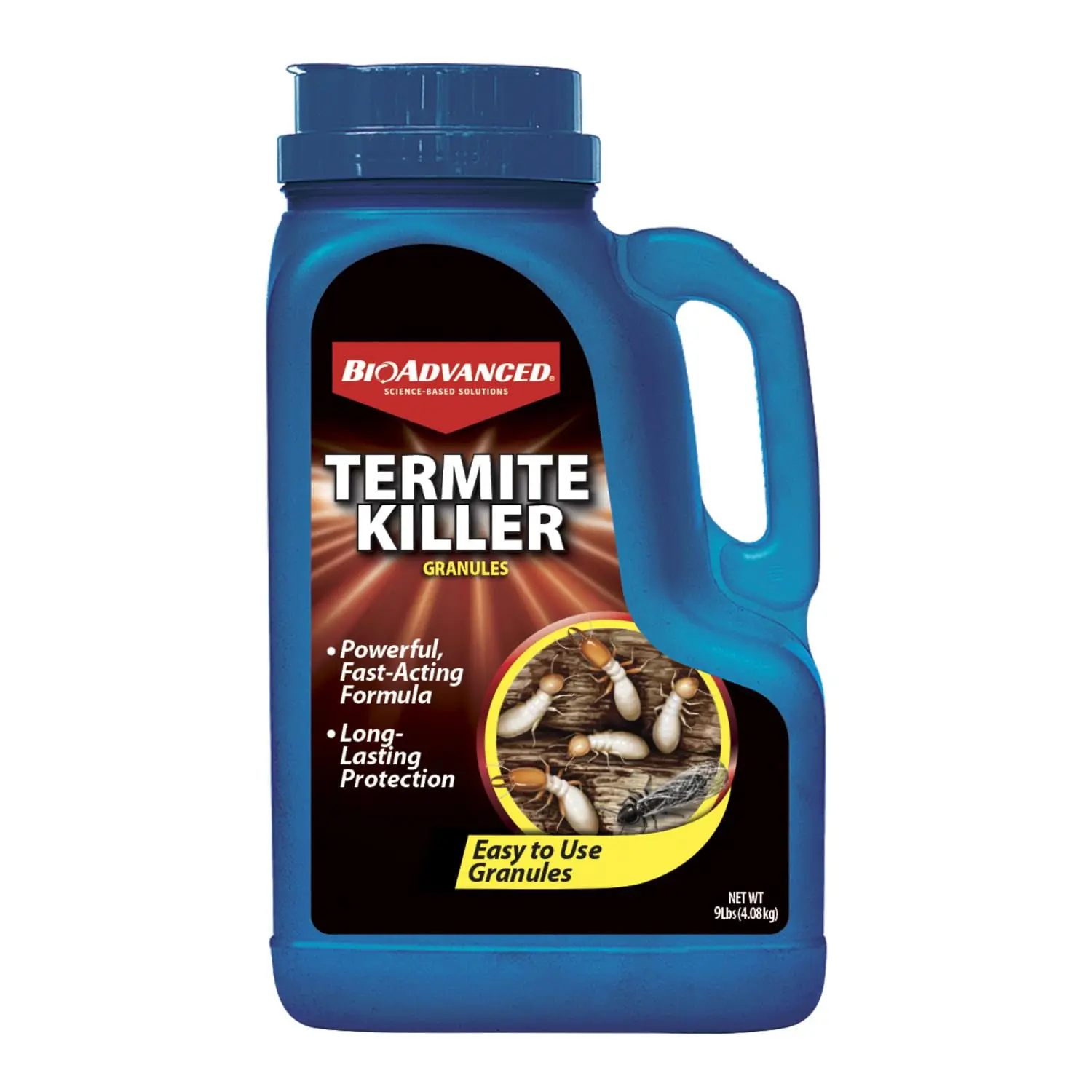 9 lb Termite Killer Granules for Outdoor Home Barrier, Fast-Acting Insect Control, Up to 30 Days Protection, Covers Up to 4,500 sq ft