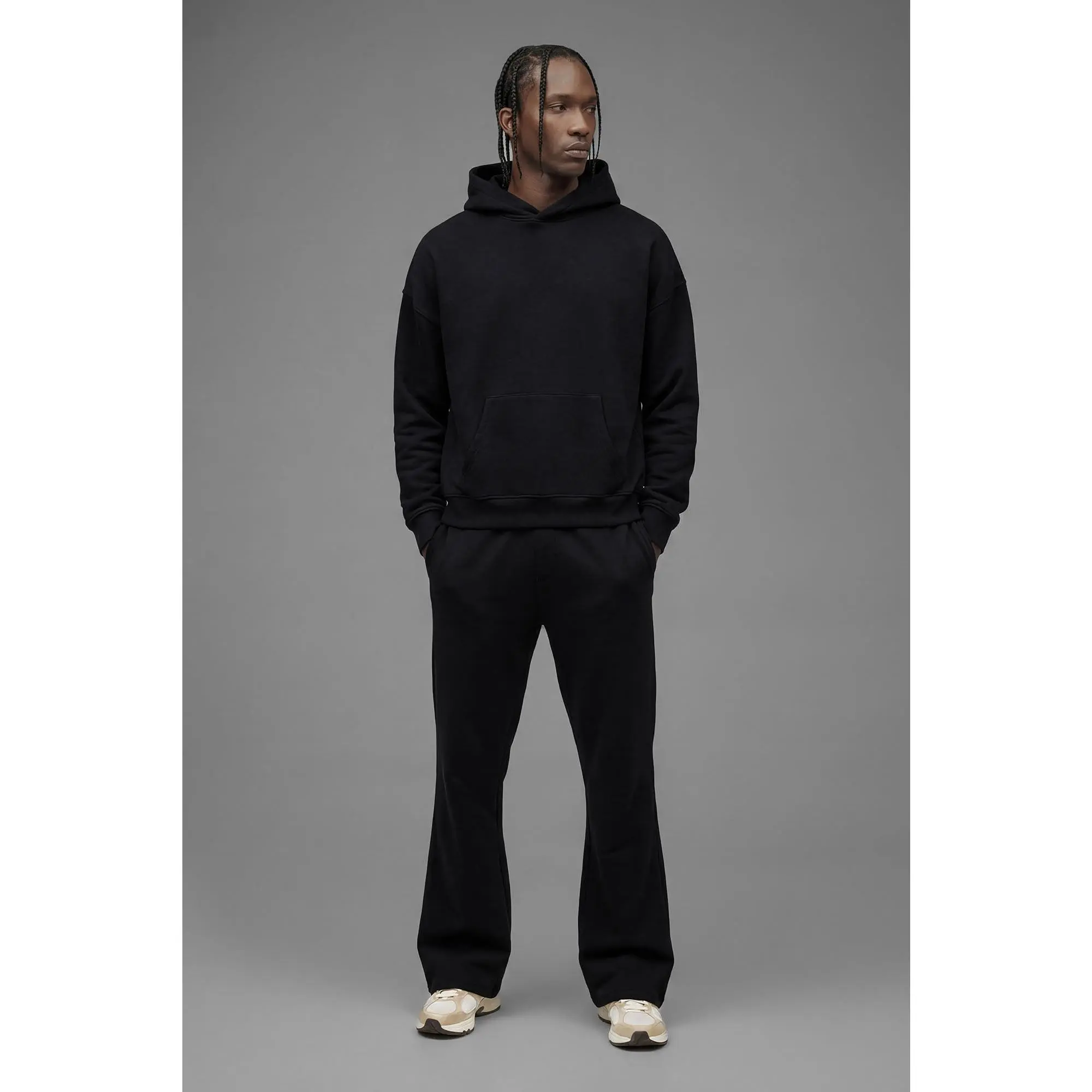 410 Slim Flare Sweatpants - Black 410 Slim Flare Sweatpants - Black