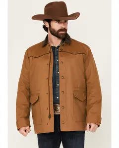 Blue Ranchwear Men's Men'S Flannel Lined Rancher Jacket - Brfa24o13-Cml