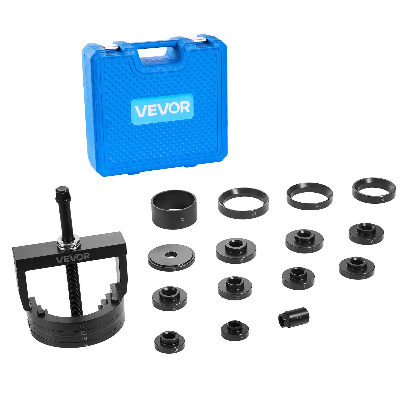【summerfinds】VEVOR Master Wheel Hub & Bearing Remover & Installer Kit, Fits Most Front-Wheel Drive Vehicles, Front Wheel Bearing Removal Tool, Wheel Bearing Installer Kit, Easy Bearing Swaps with No Press Required