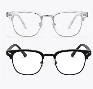 Blue Light Eyeglasses for Men Women Anti Eyestrain Computer Eyewear for Office Gaming Party Use Blue Light Lens Comfortable Fit