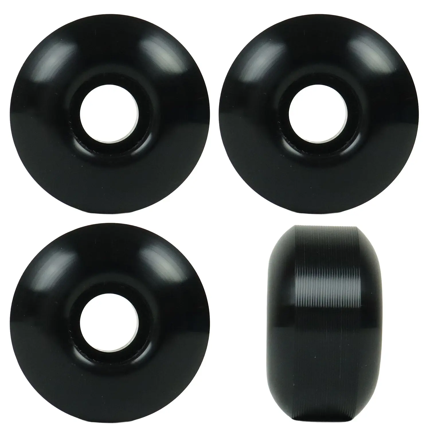 Skateboard Wheels 52mm x 31mm High Rebound 99A Black Skateboard Wheels 52mm x 31mm High Rebound 99A Black