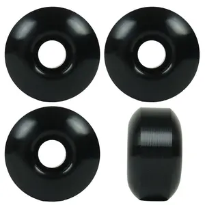 Skateboard Wheels 52mm x 31mm High Rebound 99A Black