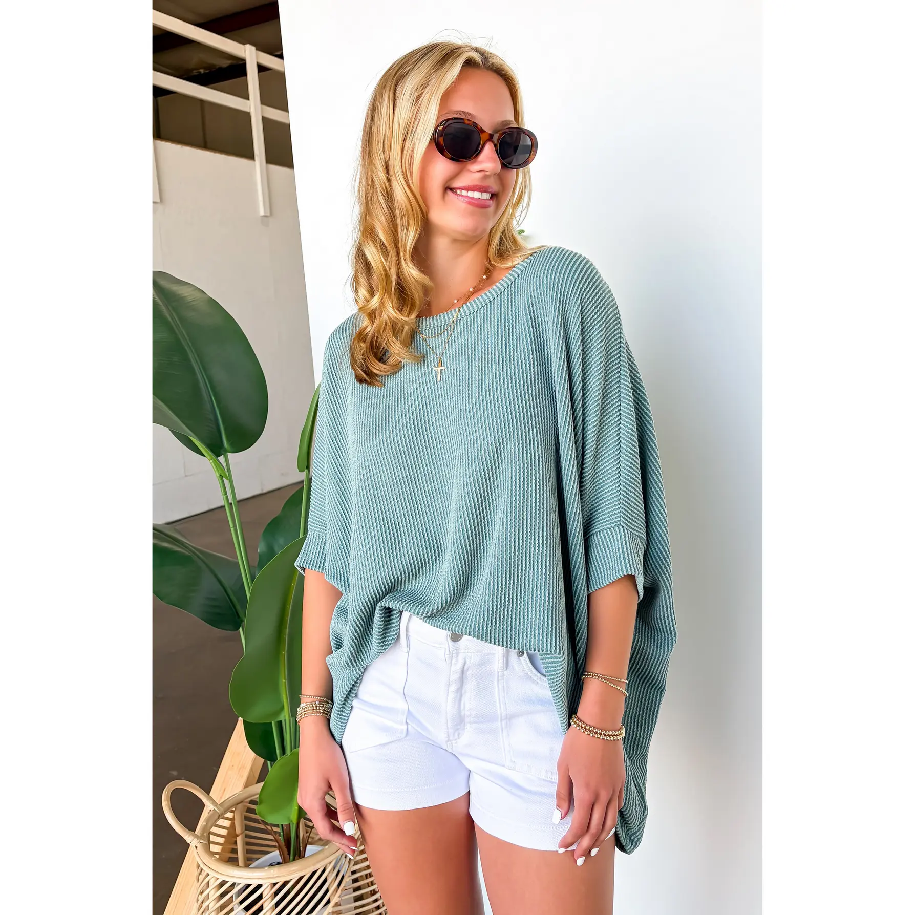 Soft Motion Rib Knit Top