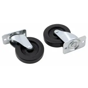 212 MAIN Wilmar 3x0.62 in. PVC Caster Pipe Caps, Pack of 2, Replacement Casters