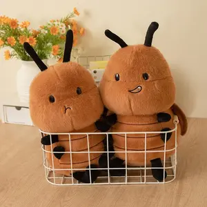 Game Decoration Props Gifts Fun Doll Creative Cockroach Plush Toy Funny Stuffed Animal Insect Doll Prank Doll