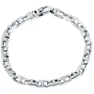 Men's 14k Gold (22gram) or Platinum (35gram) 6mm Link Bracelet 8.5" Men's 14k Gold (22gram) or Platinum (35gram) 6mm Link Bracelet 8.5"