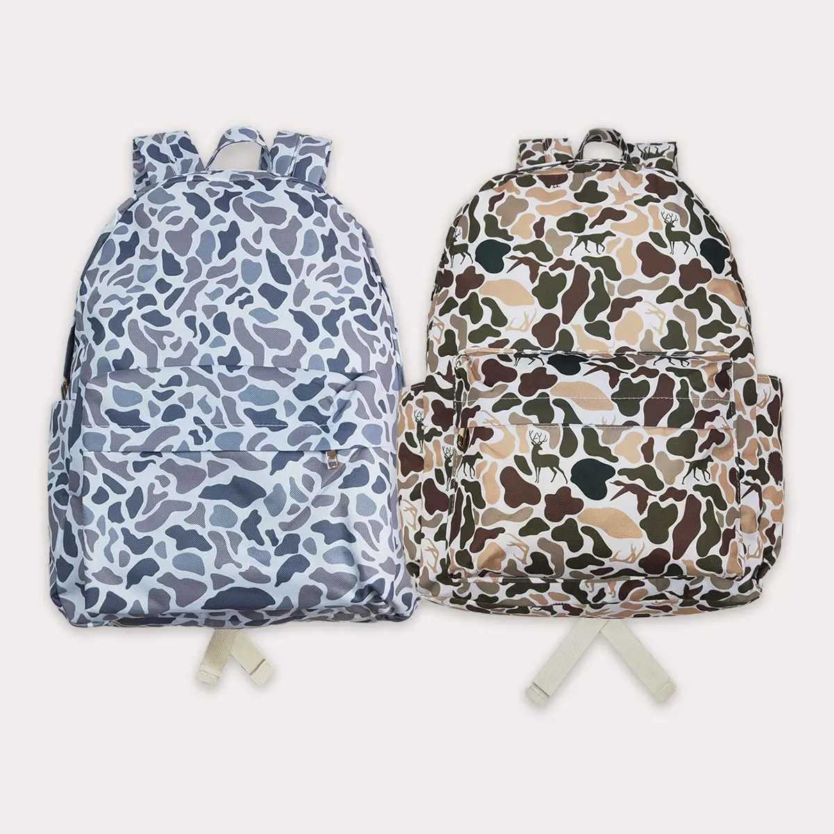Unisex Camouflage Kids' Backpack - Zipper Closure School Bag for Boys, Kid Backpack, Backpack Kid
