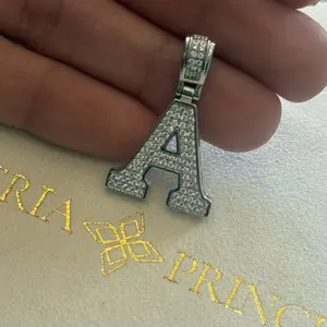Plata Dije Inicial A Silver Initial A Pendant