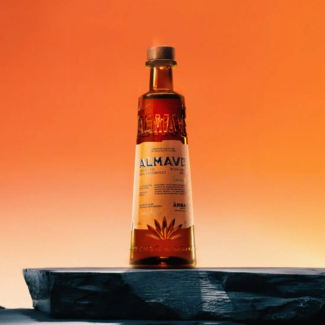 Almave Non-Alcoholic Blue Agave Spirit  The First Alcohol-Free Spirit Made  with Blue Agave Grown in Jalisco, Mexico  Premium Tequila Alternative   Ambar - TikTok Shop