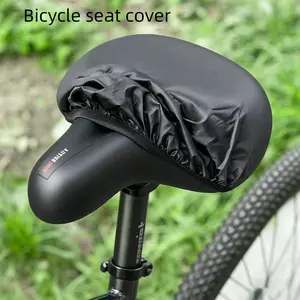 1PCUniversal Bicycle Seat Cover Waterproof Dustproof, PVC Sun Protection Anti-Corrosion Non-Slip Easy Clean, Fits Most Bike Seats
