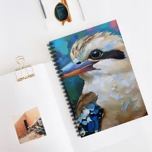 Kookaburra Bird Spiral Notebook, Australian birds, bird, ornithology, journal