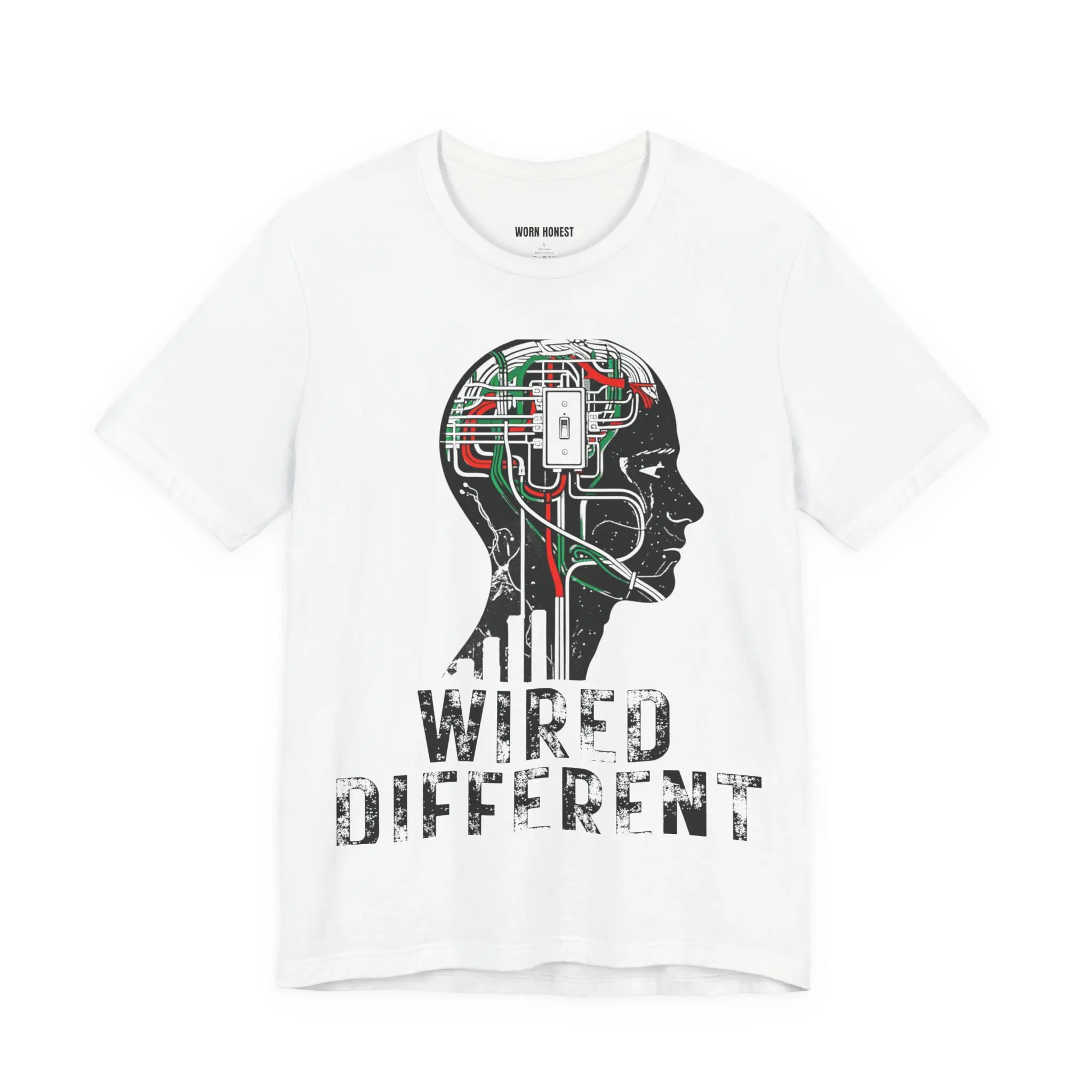 Funny Electrician Shirt, Wired Different Electrical Worker Tee