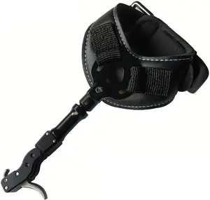 Index Finger Archery Release Open Hook BowhuntingTrigger Aid with Single-Sear Design, Adjustable Length,Travel & Tension